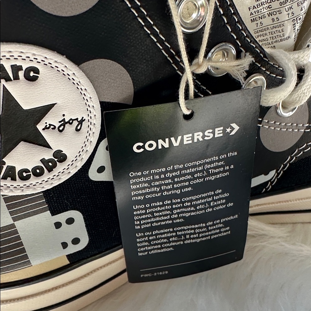 Derrick Adams X Converse X Marc Jacobs Chuck 70 (men’s 7.5 women’s 9.5) (New) - Picture 4 of 6